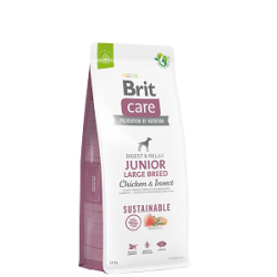 BRIT CARE SUSTAINABLE JUNIOR LARGE BREED CHICKEN & INSECT 3KG BRIT CARE SUSTAINABLE JUNIOR LARGE BREED CHICKEN & INSECT 3KG